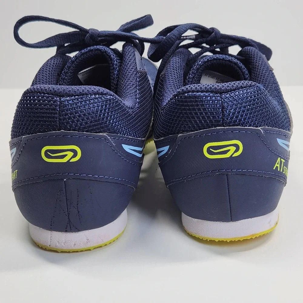 Kalenji AT Start Shoes Womens Size 8 Navy Track Spikes Racing Athletic